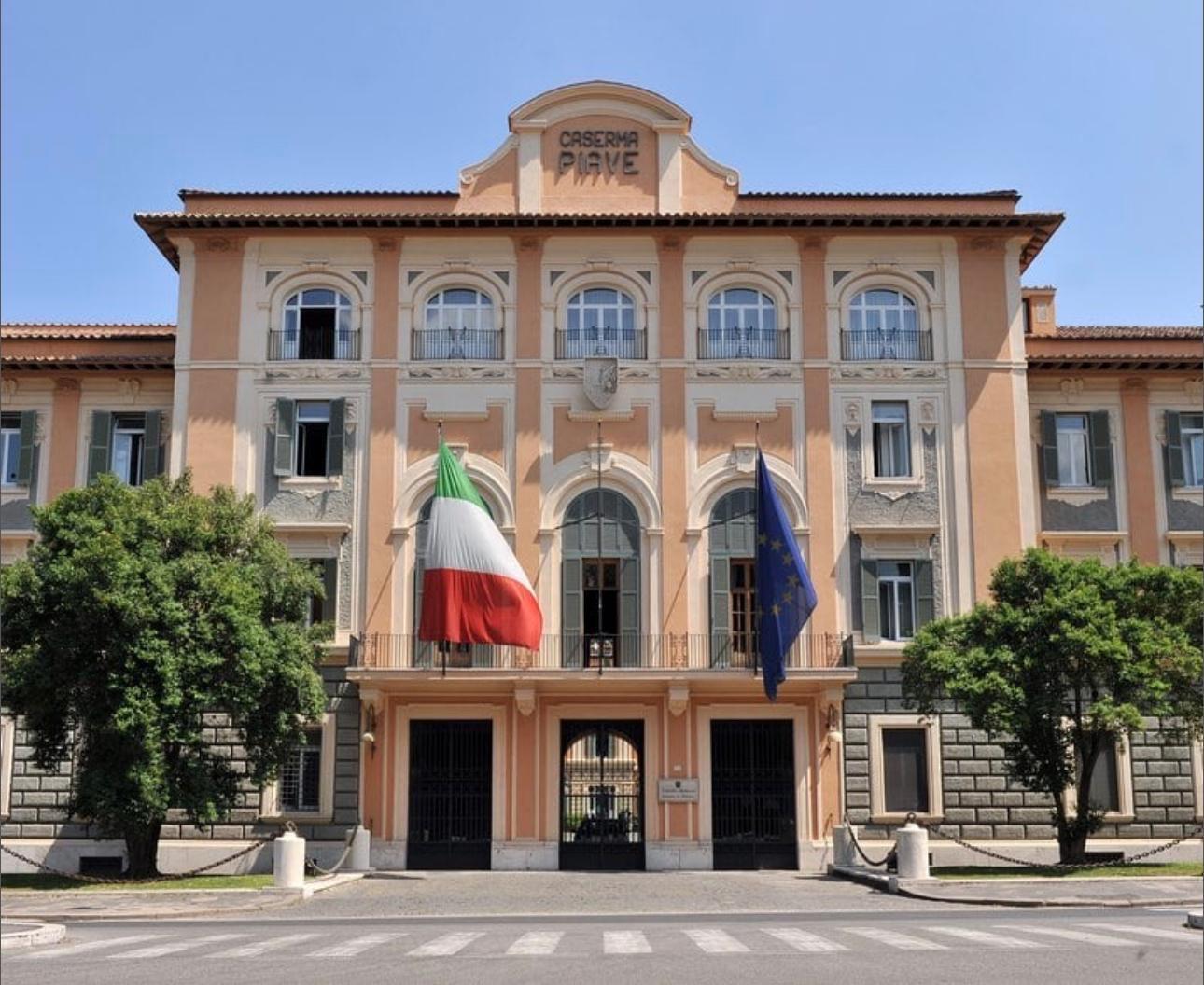 Facciata della Caserma Piave — Comando Generale Guardia di Finanza