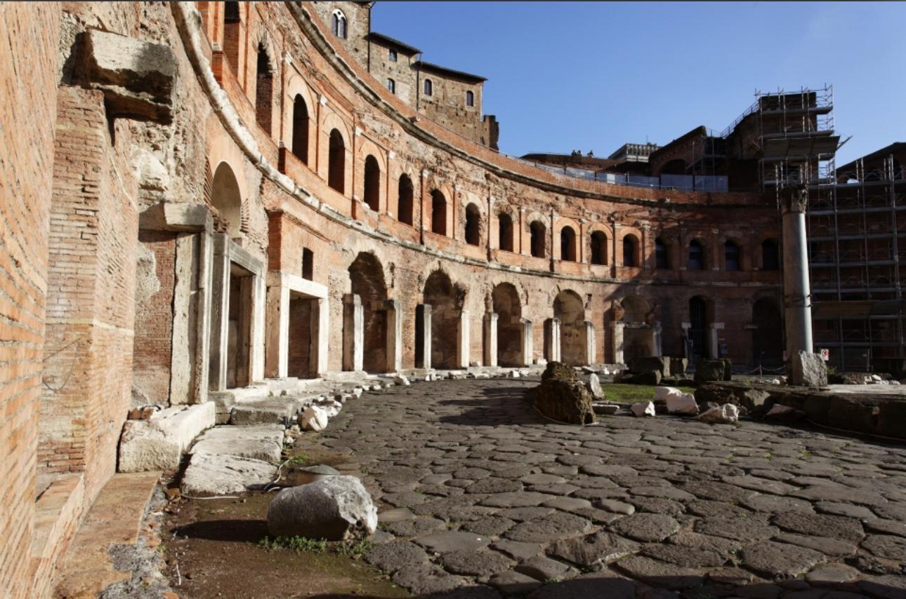 Interno del complesso monumentale dei Mercati di Traiano
